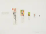 Studies in Scalepencil by Allen Jones, 1969, watercolour and gouache on paper, sold Mar 2022
