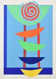 Orange by Terry Frost, Screenprint in colours, sold Mar 2022