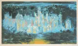 Harlaxton Manor by John Piper, Screenprint in colours, sold Mar 2022