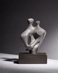 Mother and Child by Henry Moore, sculpture, sold Mar 2022