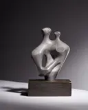 Mother and Child by Henry Moore, sculpture, sold Mar 2022