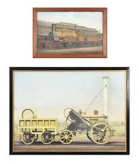 s Rudd aka 'F Moore' (1861-1940) Stephenson's 'Rocket by Edwin Thomas Rudd aka 'F Moore', photograph, offered Mar 2022