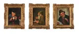 Untitled by Heinrich Stelzner, Oil on panel All signed Each, sold Feb 2022
