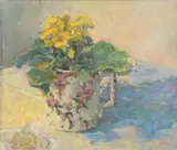 The Decorative Mug Oil on canvas-board Signed (lower right) 24.5 x 29.5cm (9½ x 11½ in.) by Mary Jackson, Oil on canvas-board, offered Feb 2022
