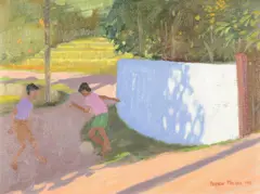 White Well by Andrew Macara, 1998, Oil on canvas, sold Feb 2022