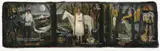 From Kubla Khan by Samuel Taylor Coleridge by John Caple, Mixed media on paper, sold Feb 2022