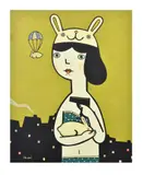 My Rabbits Acrylic on board Signed (lower left); further signed and dated 2007 (verso) 91 x 73cm (35¾ x 28½ in.) Unframed by Ikumi Nagasawa, 2007, Acrylic on board, offered Feb 2022