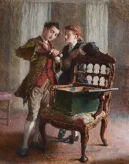 Evidence for the Defence by Frederick Walker, Watercolour, sold Feb 2022