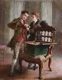 Evidence for the Defence by Frederick Walker, Watercolour, sold Feb 2022