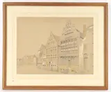 Hall of the Watermen's Guild by Allen Edward Everitt, Watercolour and pencil on buff paper, offered Feb 2022