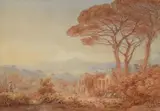 & Friedrich Horner by Rudolf Müller, Watercolour and pencil, offered Feb 2022