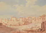 & Friedrich Horner by Rudolf Müller, Watercolour and pencil, offered Feb 2022
