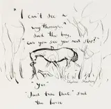 Can You See Your Next Step by Charlie Mackesy, Ink, sold Feb 2022