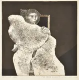 Sabel by Benedicto Cabrera, Etching, sold Feb 2022