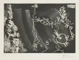 Vieux Modele by Pablo Picasso, Etching and aquatint, offered Feb 2022