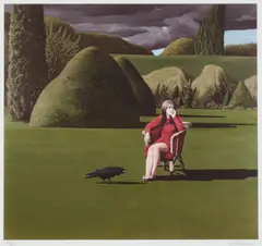 The Raven Giclee print Signed in pencil and numbered 53/350 Image 48 x 51.5cm (18¾ x 20¼ in.) by David Inshaw, Giclee print, offered Feb 2022