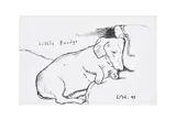 Little Boodge Offset lithograph, 1993 28 x 42cm (11 x 16½ in.) by David Hockney, Offset lithograph, sold Feb 2022