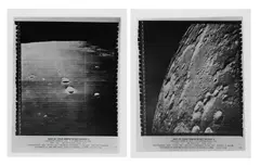 Lunar Orbiter 5 by Lunar surface views, photograph, sold Feb 2022