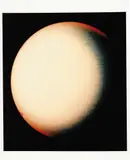 Voyager 2 by Uranus and its moons, photograph, sold Feb 2022