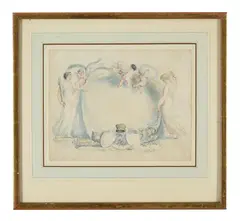Untitled by Thomas Stothard, pencil and washSigned, sold Jan 2022