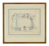 Untitled by Thomas Stothard, pencil and washSigned, sold Jan 2022