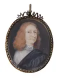 A gentleman by David des Granges, Oil on card, oval, offered Dec 2021