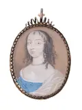 A lady by David des Granges, Oil on card, oval, offered Dec 2021