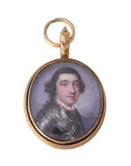 A gentleman by Nathaniel Hone, 1750, oil, sold Dec 2021