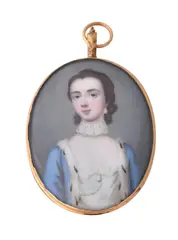 A lady by Gervase Spencer, 1752, oil, sold Dec 2021
