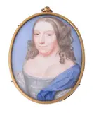 A lady by Samuel Cooper, Watercolour and bodycolour on vellum, oval, sold Dec 2021