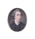 A gentleman by Y Samuel Cotes, 1775, Watercolour on ivory, oval, offered Dec 2021