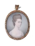 A lady by Y Charles Forrest, 1776, Watercolour on ivory, oval, offered Dec 2021