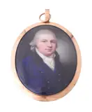 A gentleman by Henry Spicer, watercolor, sold Dec 2021