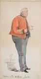 Portrait of Colonel Sir William Guise by Lionel Grimston Fawkes, Pen and ink and watercolour, offered Dec 2021