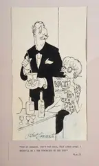 You do realise after April 1 there by Osbert Lancaster, Pen and brush and ink, sold Dec 2021