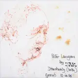 Untitled by Raymond Jackson, Pen and ink on napkin, sold Dec 2021