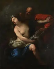 Susanna and the Elders by Carlo Francesco Nuvolone, oil, sold Dec 2021