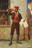 Herald of the Bullfight by John Haynes-Williams, 1883, oil, sold Dec 2021