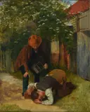 The Young Ornithologists by Charles Rossiter, Oil on canvas, offered Dec 2021
