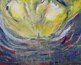 Untitled by Rebecca Morse, oil on canvas, sold Feb 2023