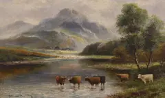 Lock Delaney by William Langley, oil on canvas, sold Feb 2023