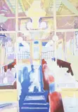 Café interior, Pollocks Toy Museum and Tool Shop Window, all signed in pencil and numbered from editions of 150/160, largest overall 71 x 55cm, unframed by Glynn Boyd Harte, pencil and numbered, sold Feb 2023