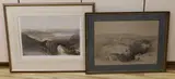 Descent into the Valley of the Jordan by David Roberts, lithograph, sold Feb 2023