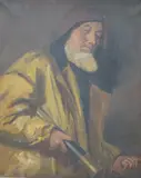 Wife of Field Marshall Montgomery by Betty Montgomery, oil on canvas, sold Jan 2023