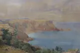 Ansty's Cove, Near Torquay by John William Salter, watercolour, sold Jan 2023