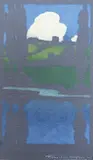 Silk screenprint by Thomas Todd Blaylock, screenprint, sold Jan 2023