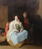 Untitled by Henry Perlee Parker, oil on canvas, sold Jan 2023