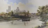 Ely Cathedral by Francis Philip Barraud, watercolour, sold Jan 2023