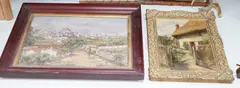 Rodmell by Frank Moss Bennett, oil on board, sold Jan 2023