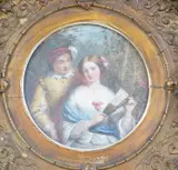 Sweet Summer Time by Joshua Hargrave Sams Mann, oil on board, sold Jan 2023